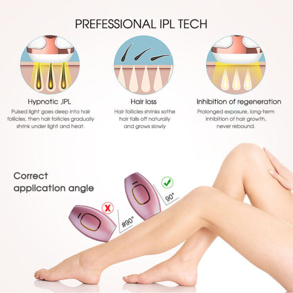 Hair Removal Instrument Mini Portable Face Leg Back Bikini Hair Removal Machine From Home Painless Permanent - Image 7